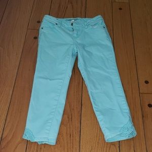 Children's size 12 Mint Capris
